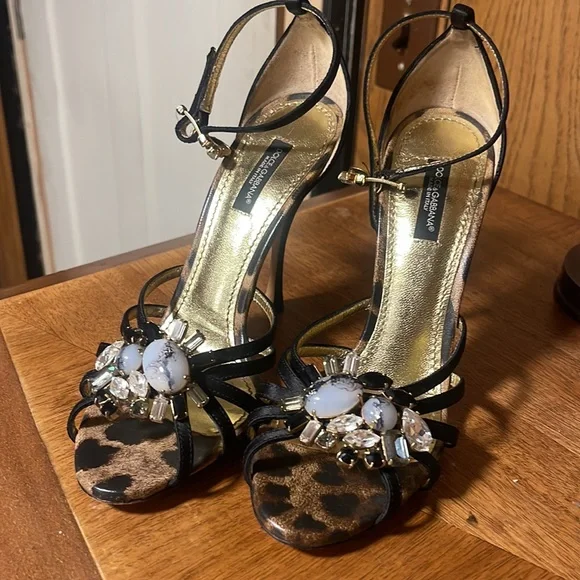 Dolce & Gabbana Gem Heels Stilettos - Picture 3 of 16